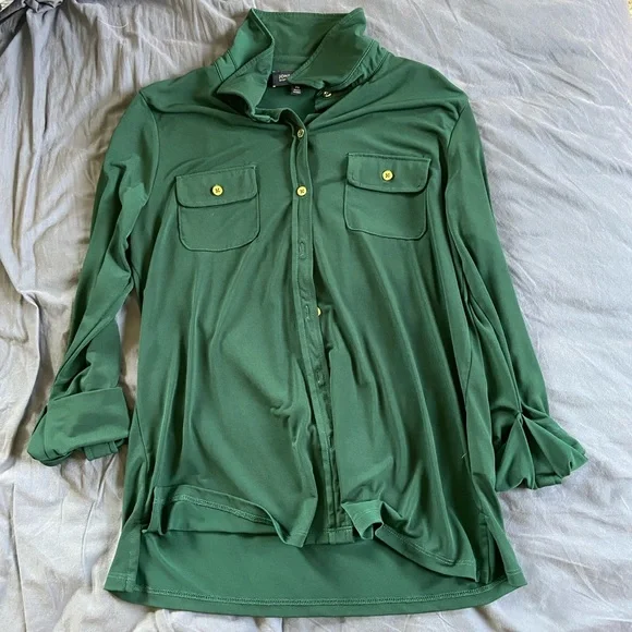 Jones New York | Tops | Vibrant Green Dress Shirt Jones New York | Poshmark